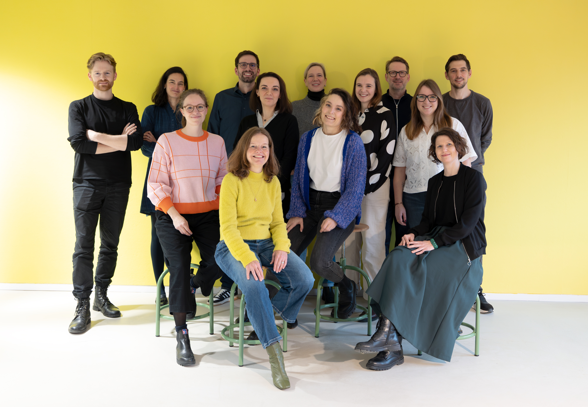 Die 13 neuen Assoziierten von asp Architekten. (Bild: asp)