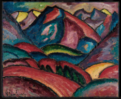 Alexej Jawlensky: Oberstdorfer Landschaft, 1912 | © bpk / Staatliche Kunsthalle Karlsruhe 