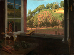 Georg Scholz: Blick aus dem Küchenfenster, 1926 | © bpk / Staatliche Kunsthalle Karlsruhe 