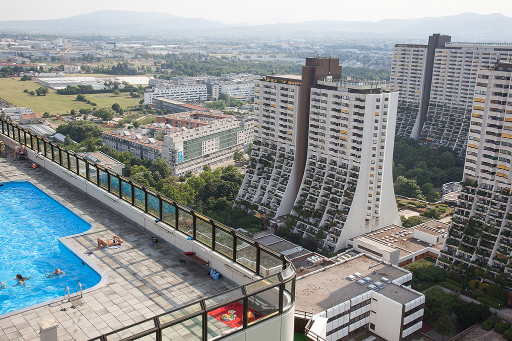 Fasziniert heute noch: Harry Glück baute 1973 bis 1985 in Wien den Wohnpark Alterlaa (Bild: Simon van Hal)