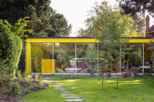 Haus Rogers sr., gebaut von Su und Richard Rogers 1969 in London für seine Eltern (Bild: Büro Rogers, Tim Crocker)