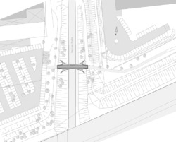 Lageplan; das Firmengelände liegt beidseitig der Gerlinger Straße und nahe der Autobahn.