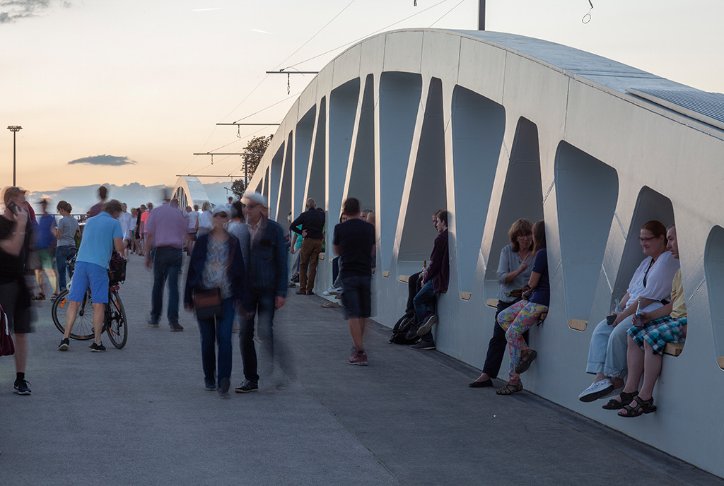 Eröffnung der Brücke im Herbst 2018