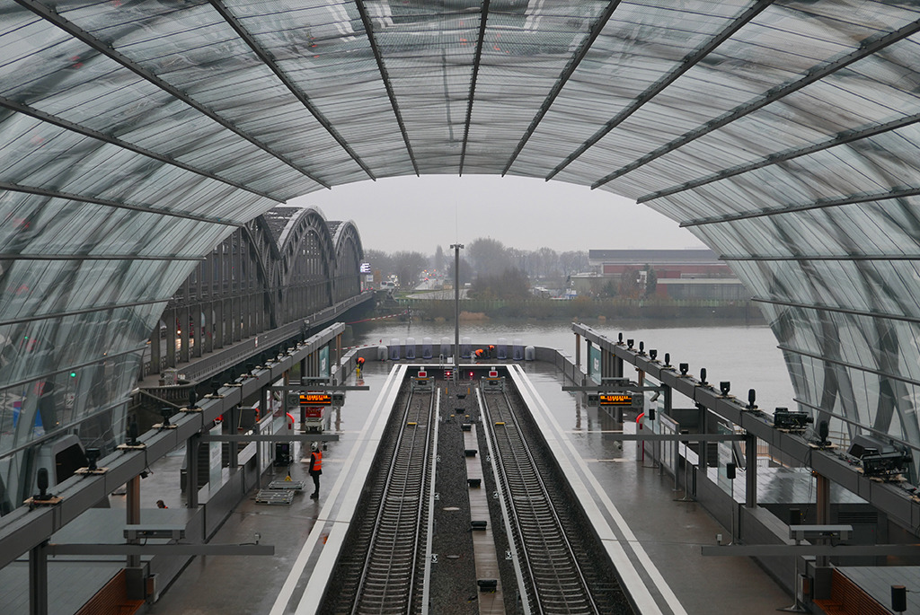Reminiszenz: Blick zur alten Stahlbrücke (Bild: Olaf Bartels)
