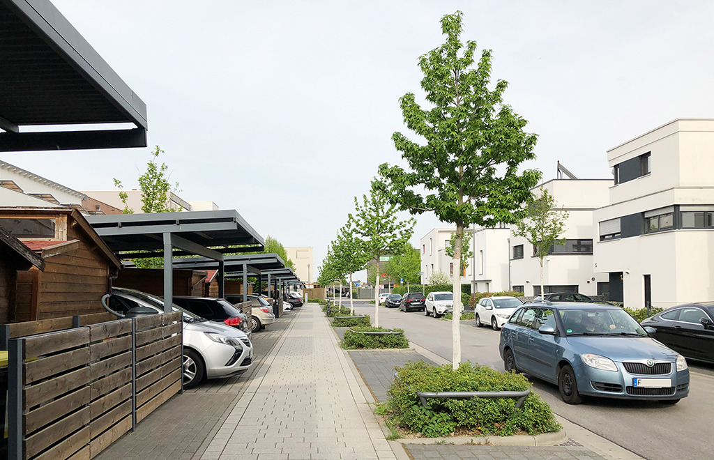Hier leben "Städter"? "Urbane Erweiterung nahe Frankfurt (Bild: Ursula Baus)
