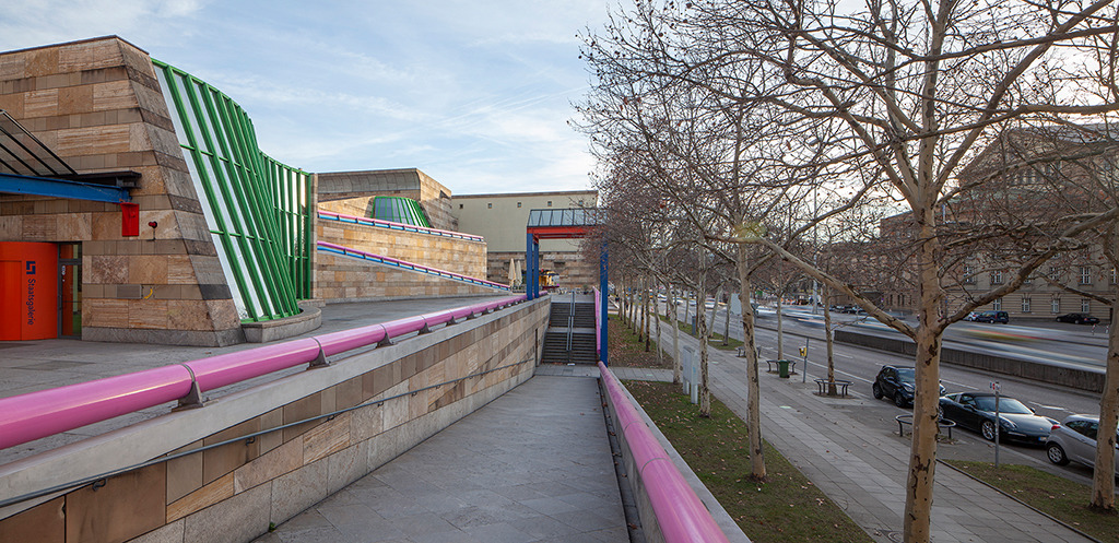 Staatsgalerie Stuttgart, 1984 eröffnet (Bild: Wilfried Dechau, 2019)