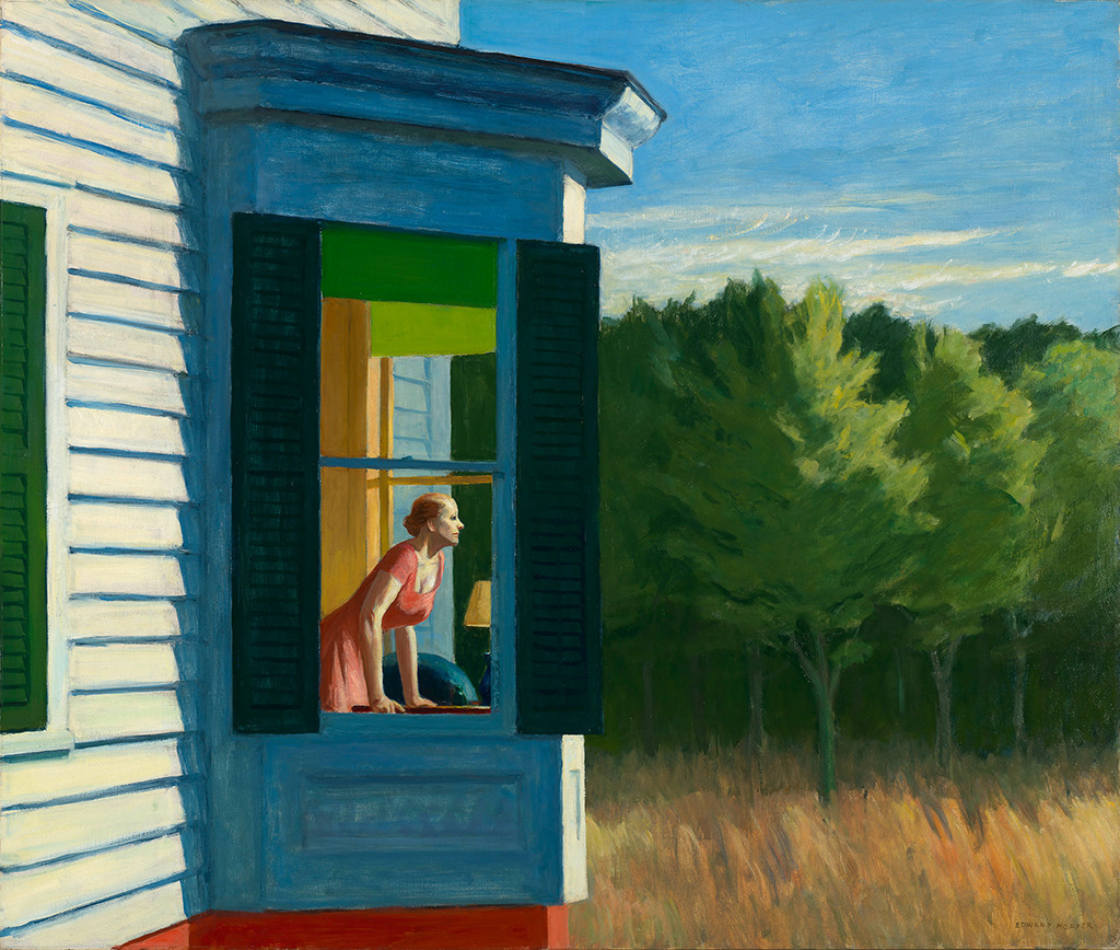 Edward Hopper: Cape Cod Morning, 1950. Öl auf Leinwand, 86,7 x 102,3 cm. Smithsonian American Art Museum, Gift of the Sara Roby Foundation (© Heirs of Josephine Hopper / 2019, ProLitteris, Zürich Foto: Smithsonian American Art Museum, Gene Young)