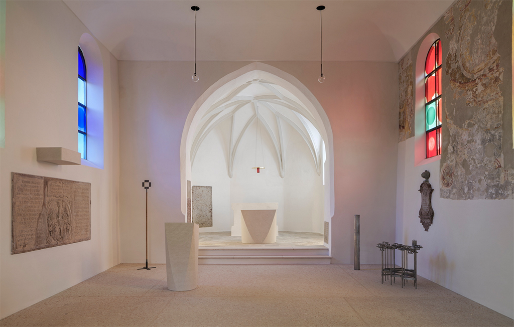 Innenraum der sanierten Kapelle (Bild: Florian Holzherr)