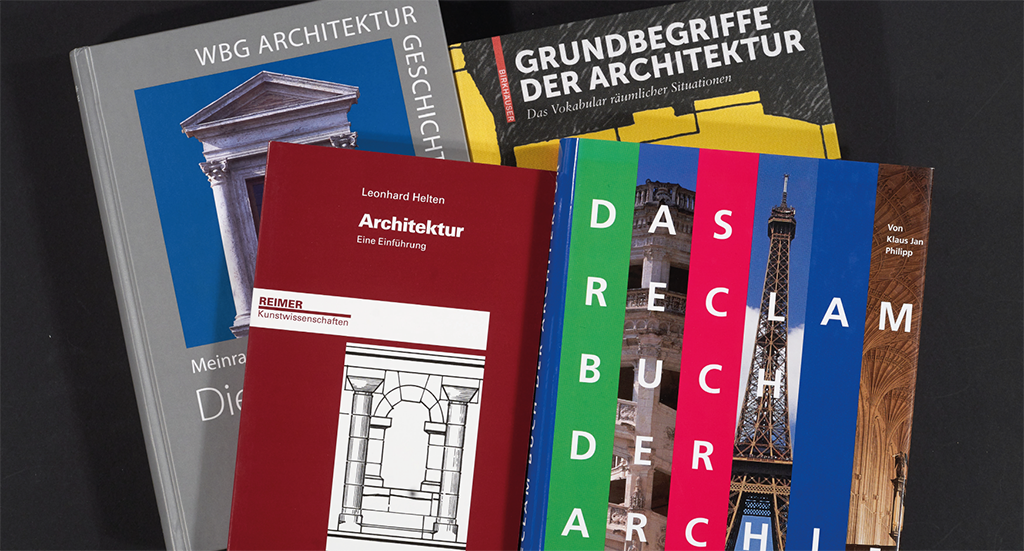 Wer liest was warum? Architekturgeschichtsschreibung auf dem Prüfstand – Plakatmotiv der Konferenz an der FU Berlin.