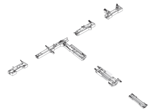 Axonometrie des gesamten U-Bahn-Bereichs (Bild: ASW, München)