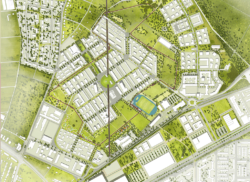 Das Konversionsgelände Franklin (Bild: Stadt Mannheim)
