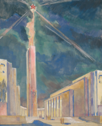Entwurf für den Pavillon der UdSSR auf der Weltausstellung 1939 in New York. 1938–1939 (Bild: Tchoban Foundation Nr. 1146_ 0166)