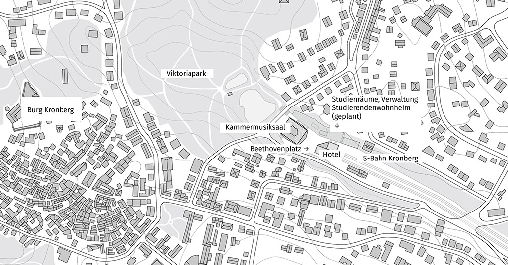 Lageplan (Wettbewerbsplanung, © Volker Staab Architekten)