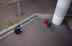 Öffentlicher Raum unter der Hochstraße (Bild: Wilfried Dechau)