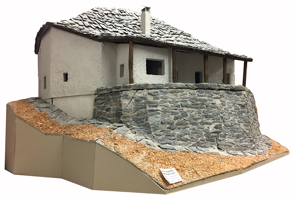 St. Moritz, Haus Böhler, errichtet um 1920 Modell von Marco Schwinger, Matthias Stöckli, Sandra Zollinger, etwa 2010 (Abb. Martin Boesch, Zürich)