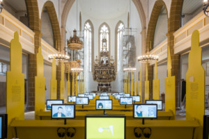 10.05.2017 Erfurt: Ausstellung Querdenker der Internationalen Bauausstellung Thüringen in der Kaufmannskirche. Foto: Thomas Müller