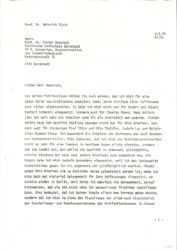 Heinrich Klotz an Günter Behnisch, 6. Juni 1980