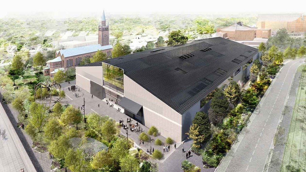 Rendering des überarbeiteten Entwurfs zum Museum der Moderne beziehungsweise ejtzt "berlin modern" von Herzog & de Meuron ( SPK Presse, Herzog & de Meuron)