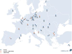European Dissonant Hertige – kartiert. (Bild: BBSR)