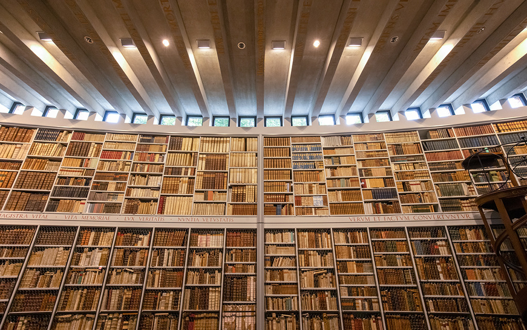 Bibliothek Werner Oechslin, Hauptsaal (Bild: Wilfried Dechau)