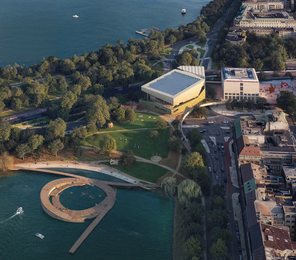 Das Büro Snohetta gewann (Bild: https://www.snohetta.com/projects/hamburger-kunsthalle-extension; Foto: Proloog)