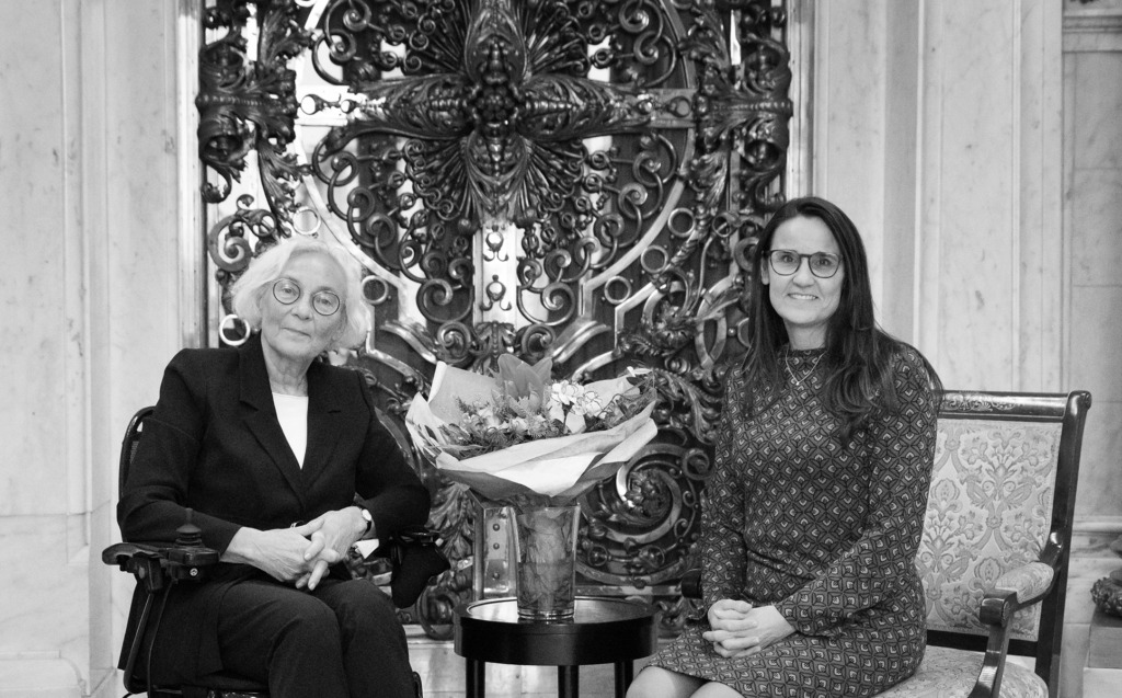 Elke Pahl-Weber (links) mit ***. (Bild: Senatskanzlei Hamburg / Katharina Marten)