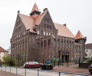 Halle S Freiimfelder Straße 90 Christuskirche 93405 Ansicht von Nordwesten 93591 erbaut 1926-27 von Georg Roediger